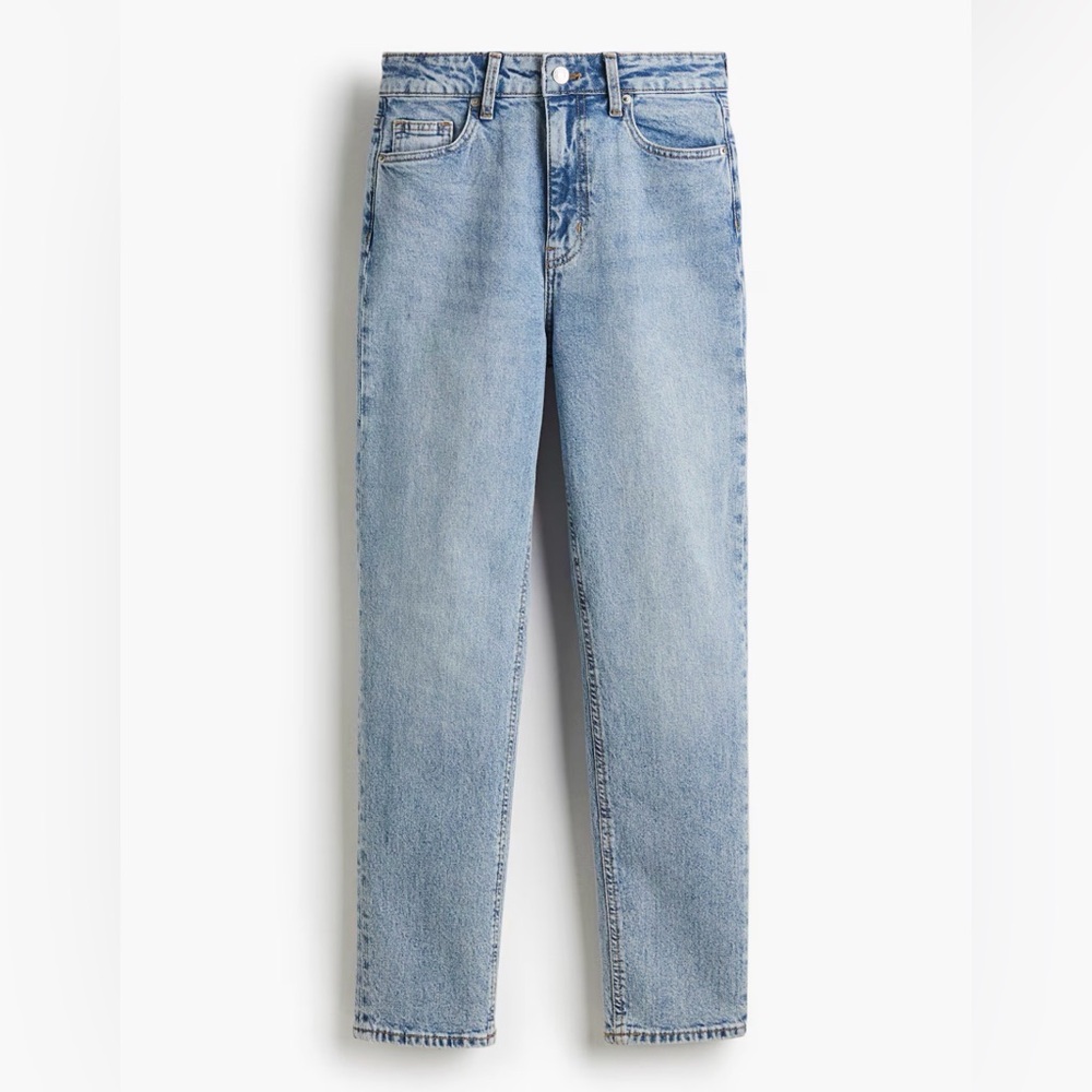 H&M Slim-Fit Mom High Ankle Jeans